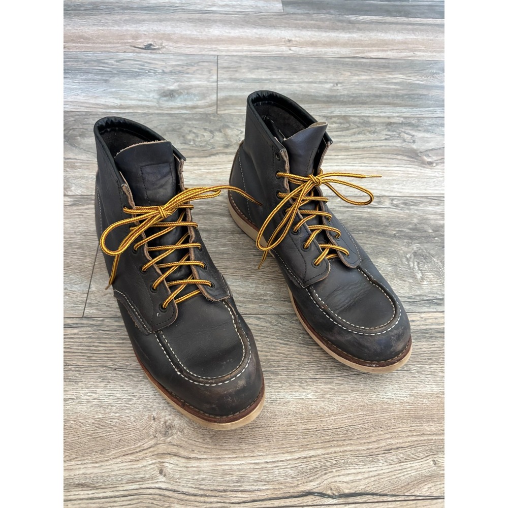VTG Red Wing 4516 J Crew Navy Portage Leather Moc Toe Boots Men's 11D gorp Core